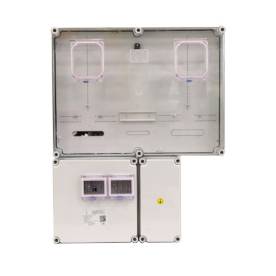 PVT 6075 Á-V Fm-SZ-U fogy.mérő szekrény, 1 vagy 3 fázisú ált. és vez., szabadvez