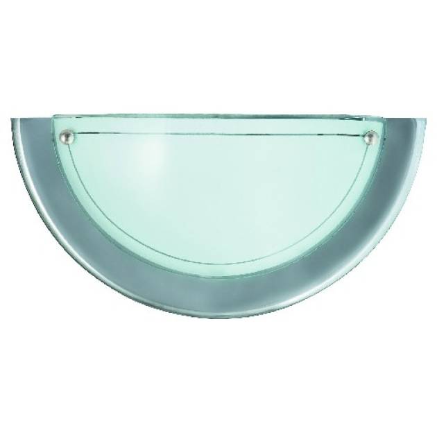 Rábalux ufó lámpa fali 1x60W E27 króm/opál 