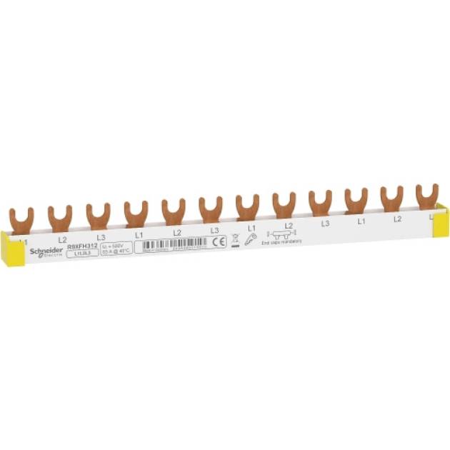 RESI9 gyűjtősín, 3P, 12 osztás 