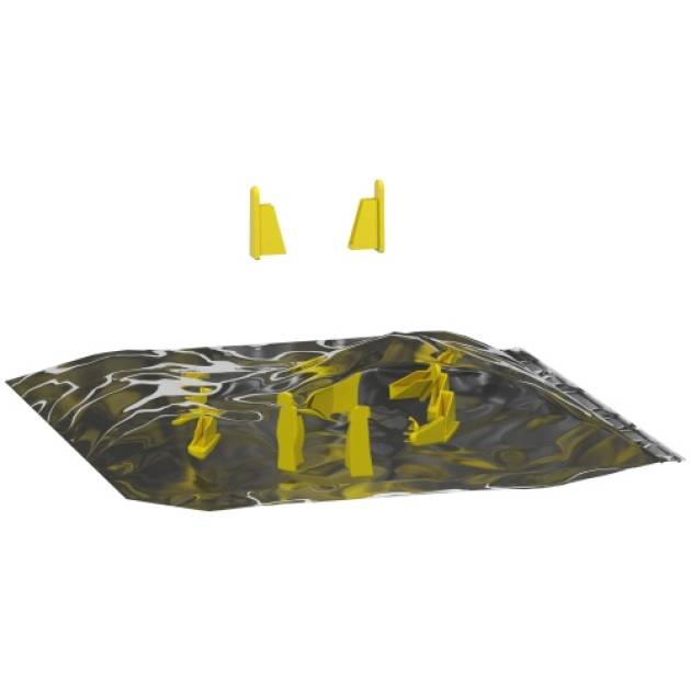 RESI9 véglezáró, 1 pólusú gyűjtősínhez (10db) 