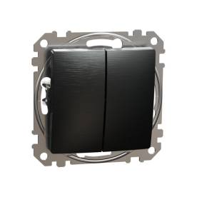 SEDNA Csillárkapcsoló, rugós bekötés, 10AX, (105), szálcsiszolt titánium