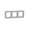 SEDNA ELEMENTS Hármas keret, univerzális, hamuszürke 