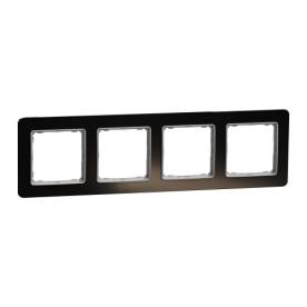 SEDNA ELEMENTS Négyes keret, univerzális, kristályfekete