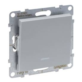 Suno egypólusú kapcsoló ellenőrzőfénnyel, 16AX, alumínium