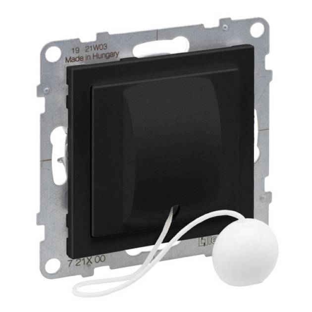 Suno húzózsinóros váltóérintkezős nyomó, fekete 