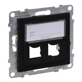 Suno kettős Systimax aljzat, fekete