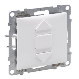 Suno redőnynyomó (3 állású) 6A, elektronikus vezérlésű motorokhoz, fehér