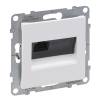 Suno RJ45 Cat.6A UTP aljzat, fehér 
