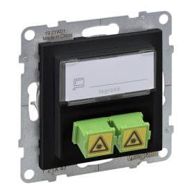 Suno SC/APC optikai aljzat, fekete