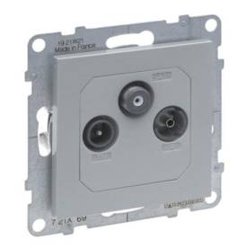 Suno TV-R-SAT aljzat, végzáró (10 dB), alumínium