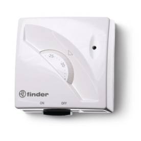 Termosztát, 5-30C, ON-OFF, Glimm lámpa