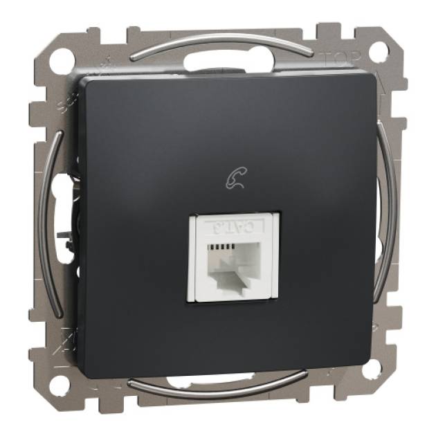 ÚJ SEDNA 1xRJ11 aljzat, antracit 