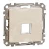ÚJ SEDNA 1xRJ45 adapter, Keystone betétekhez, bézs 