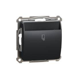 ÚJ SEDNA Kártyás kapcsoló késleltetéssel, csavaros bekötés, 8A, antracit