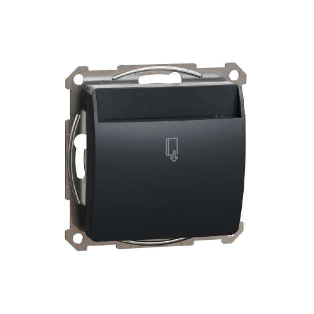 ÚJ SEDNA Kártyás kapcsoló késleltetéssel, csavaros bekötés, 8A, antracit 