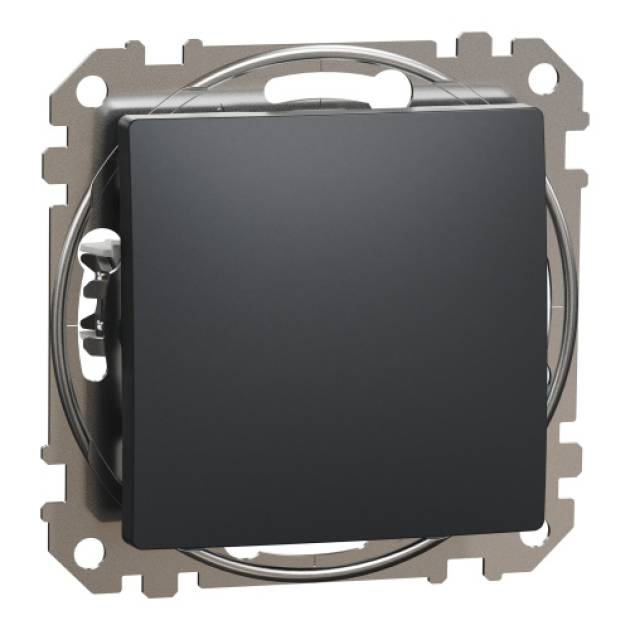 ÚJ SEDNA Keresztkapcsoló, rugós bekötés, 10AX, (107), antracit 