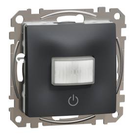 ÚJ SEDNA Mozgásérzékelő, nyomóval, 160°, 10A, antracit