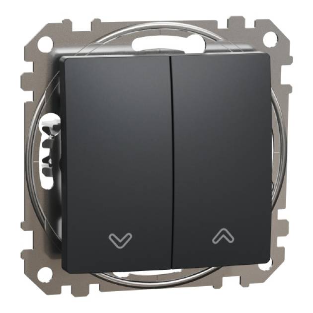 ÚJ SEDNA Redőnynyomó, rugós bekötés, 10AX, antracit 