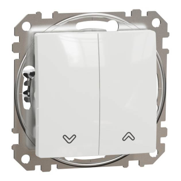 ÚJ SEDNA Redőnynyomó, rugós bekötés, 10AX, fehér 