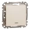 ÚJ SEDNA Váltókapcsoló, EF, 10AX, bézs 