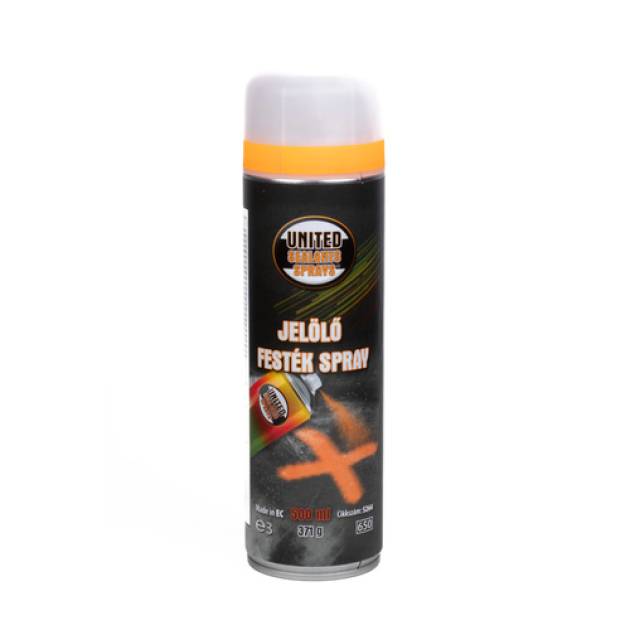 UNITED SPRAYS JELÖLŐ FESTÉK SPRAY 500ML (NARANCS) 