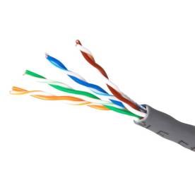 UTP Cat.5e 4x2xAWG24 PVC szig. tömör réz erű LAN adatátviteli kábel (kisz. 305m)