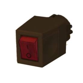 VA Elektronika Kapcsolós dugvilla 16A barna