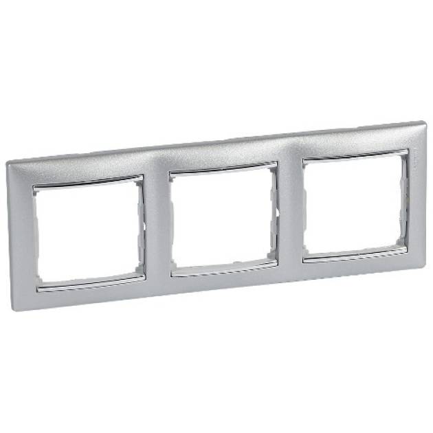 Valena Alumínium / Ezüst, 3-as vízszintes keret 