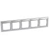 Valena Alumínium / Ezüst, 5-ös vízszintes keret 