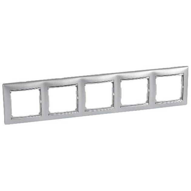 Valena Alumínium / Ezüst, 5-ös vízszintes keret 