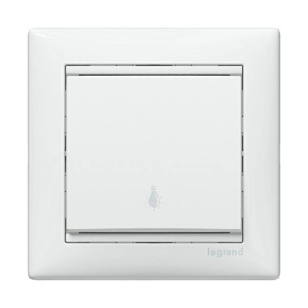 Valena egypólusú nyomó lámpajellel, elefántcsont 