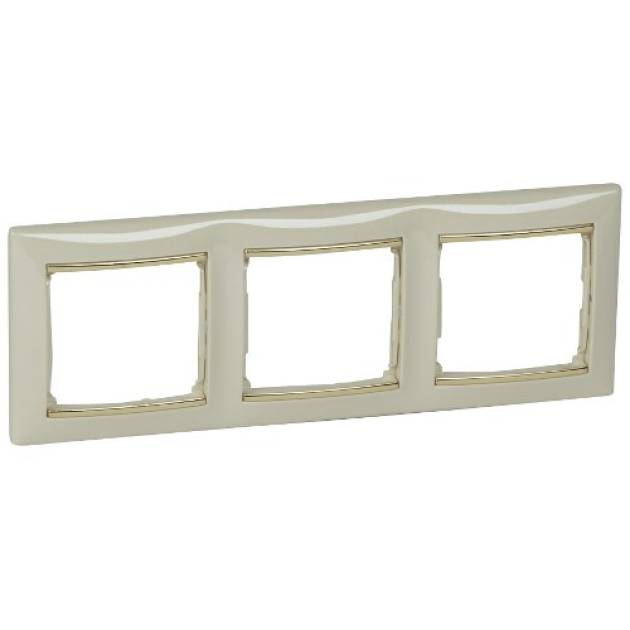 Valena Elefántcsont / Arany, 3-as vízszintes keret 