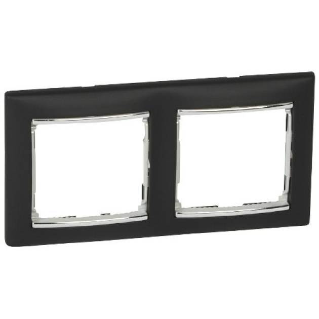 Valena Fekete / Ezüst, 2-es vízszintes keret 