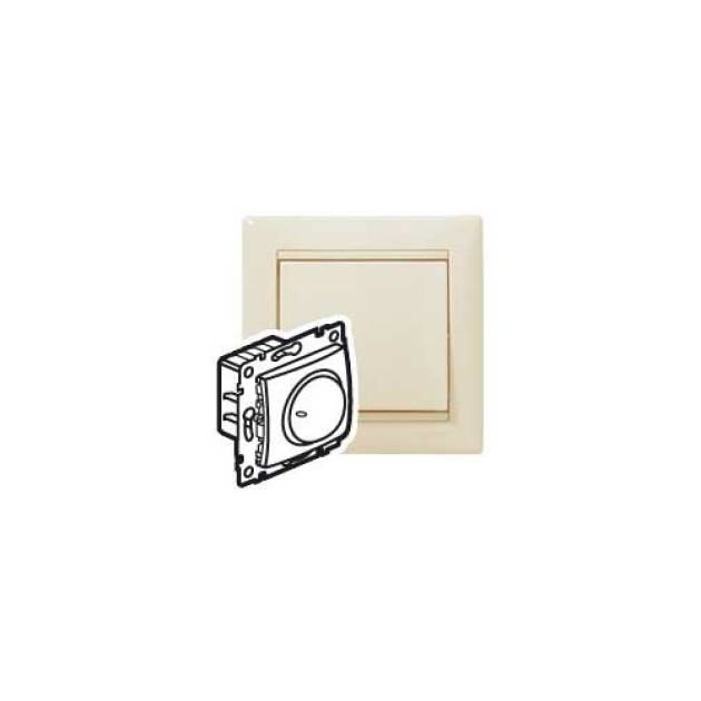 Valena forgatógombos fényerőszabályzó 40-400W (izzó- és halogén), elefántcsont 