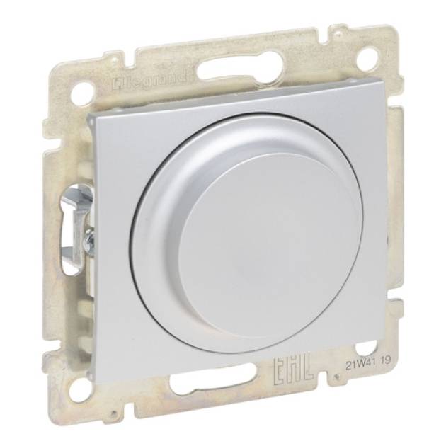 Valena forgatógombos fényerőszabályzó  alumínium 2 vezetékes, 300W, LED-hez is 