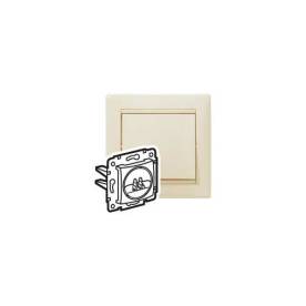 Valena hangszórócsatlakozó 2 kivezetéssel, elefántcsont