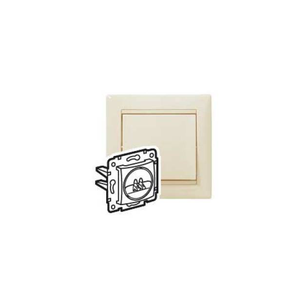 Valena hangszórócsatlakozó 2 kivezetéssel, elefántcsont 