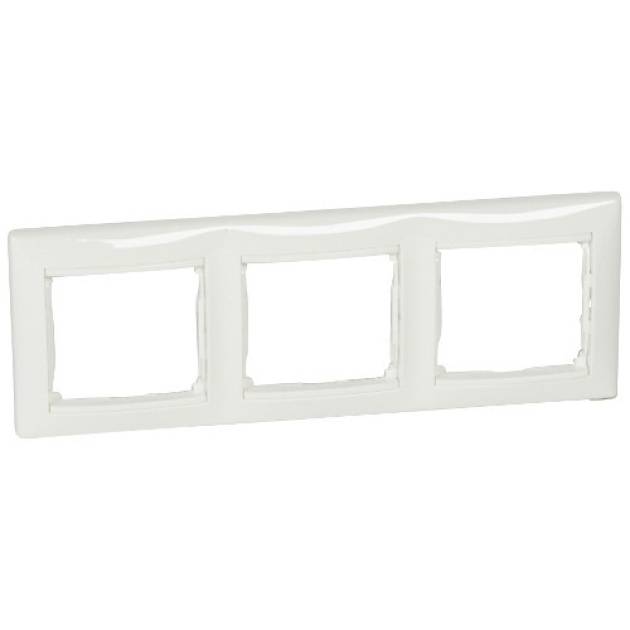 Valena hármas keret vízszintes fehér 