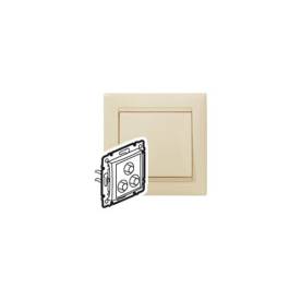 Valena hármas RCA csatlakozóaljzat, elefántcsont