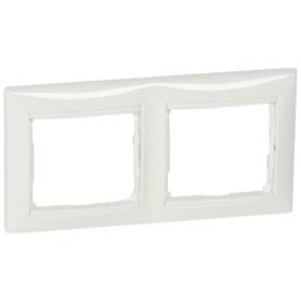 Valena kettős keret vízszintes fehér