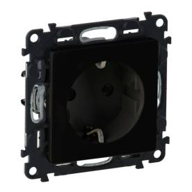 Valena Life 2P+F csatlakozóaljzat mechanizmus burkolattal, rugós vezetékbekötéss