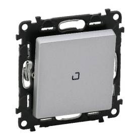 Valena Life egypólusú kapcsoló ellenőrzőfénnyel 10 AX alumínium