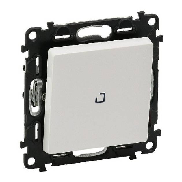 Valena Life egypólusú kapcsoló jelzőfénnyel 10 AX fehér 