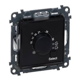 Valena Life elektronikus szobatermosztát, fekete