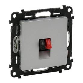 Valena Life hangszóró-csatlakozóaljzat (2 kivezetéssel) alumínium