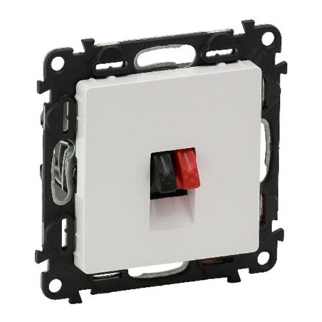 Valena Life hangszóró-csatlakozóaljzat (2 kivezetéssel) fehér 