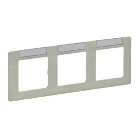 Valena Life hármas keret, vízszintes, címketartóval elefántcsont