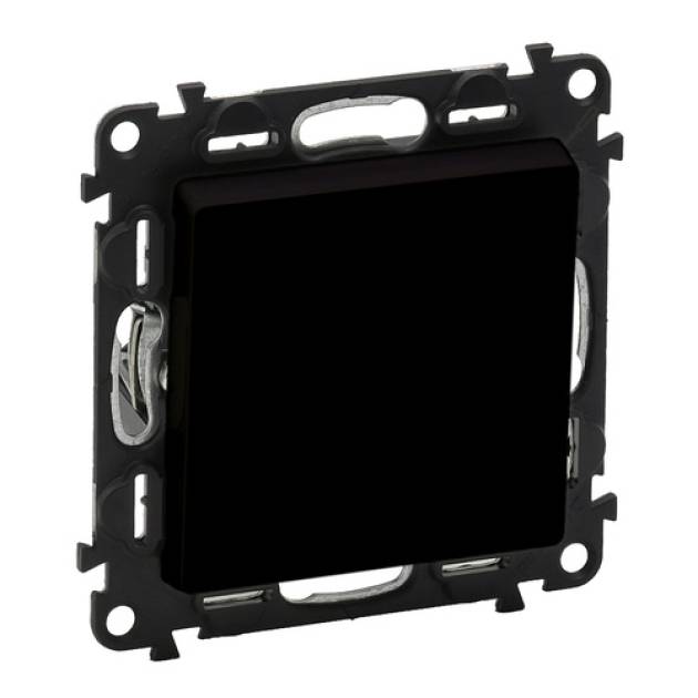 Valena Life keresztkapcsoló mechanizmus burkolattal, 10 AX, fekete 