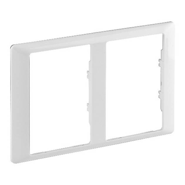 Valena Life kettős keret 2x2P+F csatlakozóaljzathoz fehér 