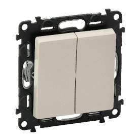 Valena Life kettős váltókapcsoló 10 AX elefántcsont